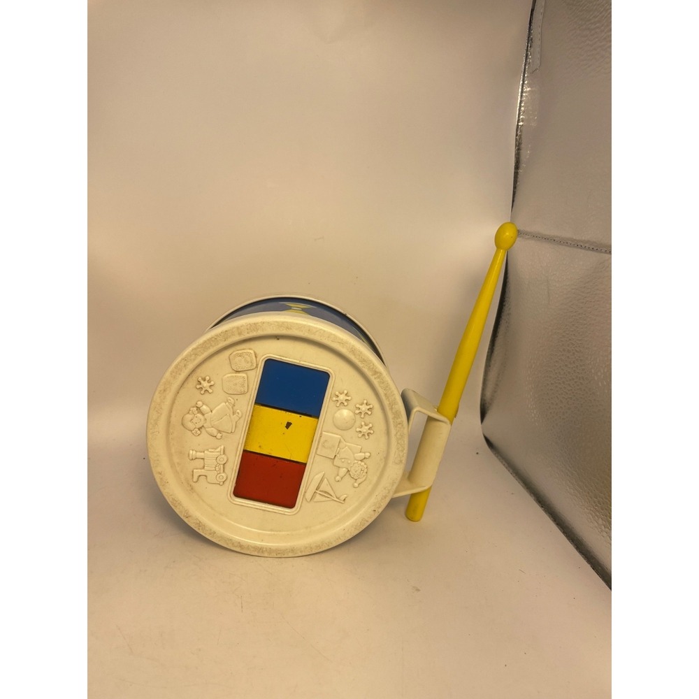 Vintage Fisher Price Xylophone Drum 1976 Music Toy Childrens Primary Collectible